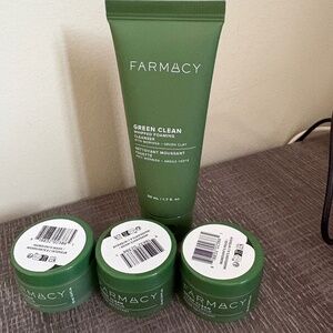 Farmacy Green Clean Foaming Cleanser and Cleansing Balm NWT